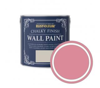 Omyvatelná barva na stěny a stropy Rust-Oleum Chalky Finish Wall Paint Balení: 1L, Barva: Dusky Pink/ tmavě růžová