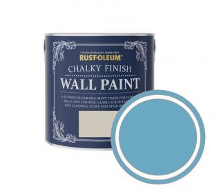 Omyvatelná barva na stěny a stropy Rust-Oleum Chalky Finish Wall Paint Balení: 1L, Barva: Marine Blue/ námořní modř