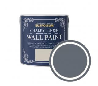 Omyvatelná barva na stěny a stropy Rust-Oleum Chalky Finish Wall Paint Balení: 1L, Barva: Marine Grey / Marine Grijs / námořnická šedá