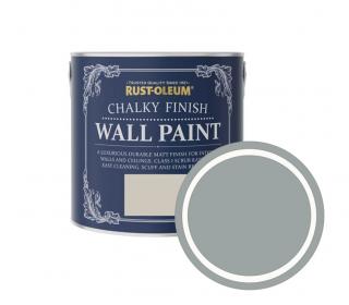 Omyvatelná barva na stěny a stropy Rust-Oleum Chalky Finish Wall Paint Balení: 1L, Barva: Pitch Grey / Urban Grijs / městská šedá