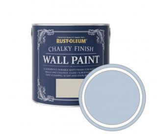 Omyvatelná barva na stěny a stropy Rust-Oleum Chalky Finish Wall Paint Balení: 1L, Barva: Powder Blue/ prášková modř