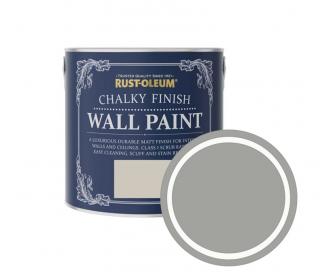 Omyvatelná barva na stěny a stropy Rust-Oleum Chalky Finish Wall Paint Balení: 1L, Barva: Stone Grey / Steen Grijs / šedý kámen