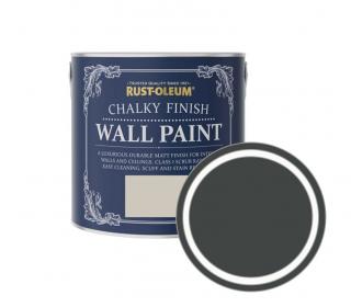 Omyvatelná barva na stěny a stropy Rust-Oleum Chalky Finish Wall Paint Balení: 2,5L, Barva: Middernacht/ půlnoční