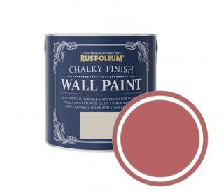 Omyvatelná barva na stěny a stropy Rust-Oleum Chalky Finish Wall Paint Balení: 2,5L, Barva: Salmon/ losos