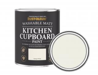 Omyvatelná matná barva na kuchyně Rust-Oleum Kitchen Cupboard Paint Balení: 750 ml, Barva: Antique White/ bílá antik