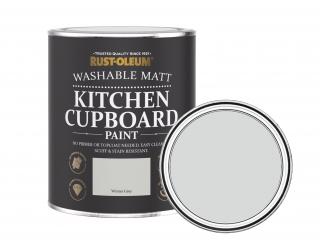 Omyvatelná matná barva na kuchyně Rust-Oleum Kitchen Cupboard Paint Balení: 750 ml, Barva: Winter Grey/ zimní šedá