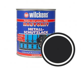 Samozákladující syntetická lesklá barva WILCKENS Rostorit Metall-Schutzlack 750 ml Barva: Černý