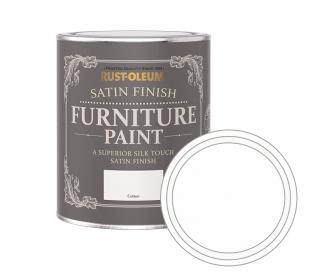 Saténová barva na nábytek Rust-Oleum Satin Finish Furniture Paint Balení: 750 ml, Barva: Coton/ světlé šedá (Baumwolle)