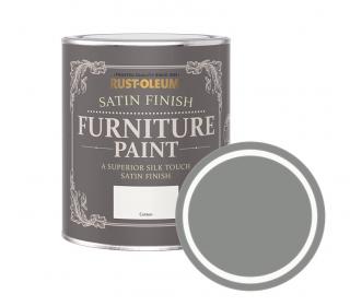 Saténová barva na nábytek Rust-Oleum Satin Finish Furniture Paint Balení: 750 ml, Barva: Slate/ šedá (Blaugrau)