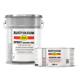 Silnovrstvá epoxidová barva na podlahy Rust-Oleum 5500 SOLVENT-FREE EPOXY (sada 4L)