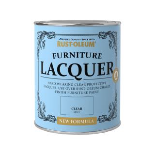 Transparentní lak na nábytek Rust-Oleum Furniture Lacquer Clear Balení: plechovka 125 ml