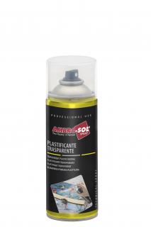 Transparentní laminace a ochranný film ve spreji / AMBRO-SOL Plastic coating transparent 400 ml