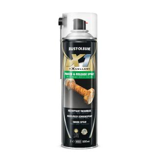 Uvolňovač zrezlých spojů a šroubů ve spreji Rust-Oleum X1 Freeze & Release Shock Spray / 500 ml