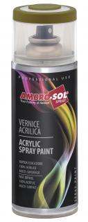 Víceúčelová armádní matná akrylová maskovací barva ve spreji AMBRO-SOL Multipurpose Acrylic Paint 400 ml Barva: RAL 7008 MAT šedá khaki