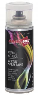 Víceúčelový transparentní akrylový lak ve spreji AMBRO-SOL Multipurpose Acrylic Paint 400 ml Úroveň lesku: Lesk