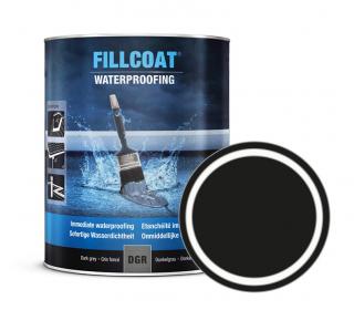 Vodotěsný pružný elastický těsnící nátěr Rust-Oleum Fillcoat Balení: 1 L, Barva: Černá (Black)