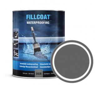 Vodotěsný pružný elastický těsnící nátěr Rust-Oleum Fillcoat Balení: 1 L, Barva: Tmavě šedá (Dark Grey)