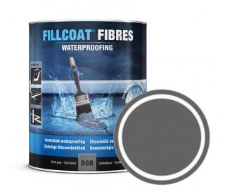 Vodotěsný pružný opravný nátěr se skelným vláknem Rust-Oleum Fillcoat Fibres Balení: 1 L, Barva: Tmavě šedá (Dark Grey)