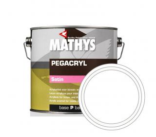 Vodouředitelná barva na dřevo bílá saténová Rust-Oleum Mathys Pegacryl Satin Balení: 0,75 L