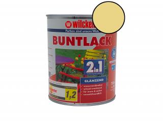 Vodouředitelná univerzální akrylátová lesklá barva 2v1 Wilckens Buntlack Balení: 750 ml, Barva: RAL 1015 krémově žlutá