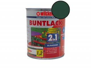 Vodouředitelná univerzální akrylátová lesklá barva 2v1 Wilckens Buntlack Balení: 750 ml, Barva: RAL 6005 zelenošedá