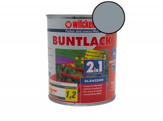 Vodouředitelná univerzální akrylátová lesklá barva 2v1 Wilckens Buntlack Balení: 750 ml, Barva: RAL 7001 tmavě šedá