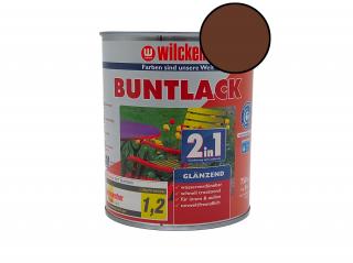 Vodouředitelná univerzální akrylátová lesklá barva 2v1 Wilckens Buntlack Balení: 750 ml, Barva: RAL 8011 hnědá