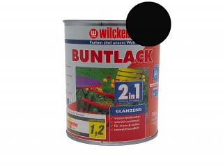 Vodouředitelná univerzální akrylátová lesklá barva 2v1 Wilckens Buntlack Balení: 750 ml, Barva: RAL 9005 černá