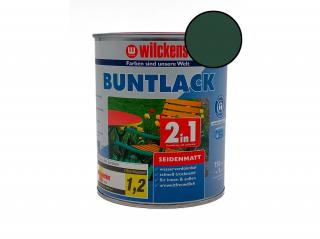 Vodouředitelná univerzální akrylátová matná barva 2v1 Wilckens Buntlack Balení: 750 ml, Barva: RAL 6005 zelenošedá