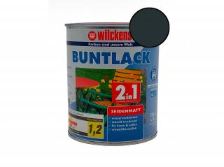 Vodouředitelná univerzální akrylátová matná barva 2v1 Wilckens Buntlack Balení: 750 ml, Barva: RAL 7016 antracitová