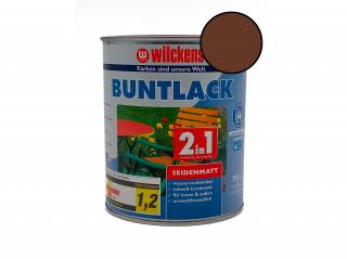 Vodouředitelná univerzální akrylátová matná barva 2v1 Wilckens Buntlack Balení: 750 ml, Barva: RAL 8011 hnědá