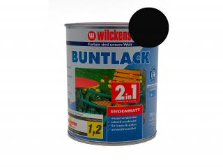 Vodouředitelná univerzální akrylátová matná barva 2v1 Wilckens Buntlack Balení: 750 ml, Barva: RAL 9005 černá