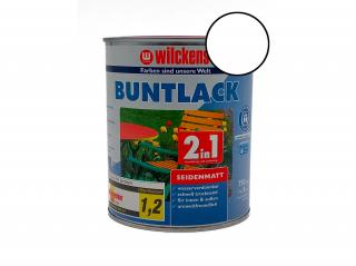 Vodouředitelná univerzální akrylátová matná barva 2v1 Wilckens Buntlack Balení: 750 ml, Barva: RAL 9010 bílá