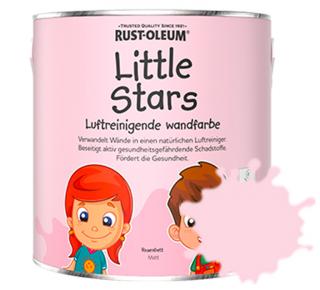 Vzduch čistící certifikovaná barva na stěny a stropy do dětských pokojů Rust Oleum Little Stars Air Purifying Wall Paint Balení: 2,5 litru, Barva: Bed…
