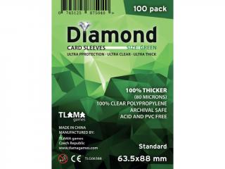 Obaly na karty Diamond Green: Standard (63,5x88 mm)