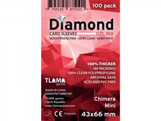 Obaly na karty Diamond Red: Chimera Mini (43x66 mm)