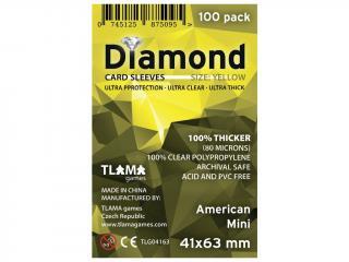 Obaly na karty Diamond Yellow American Mini (41x63 mm)