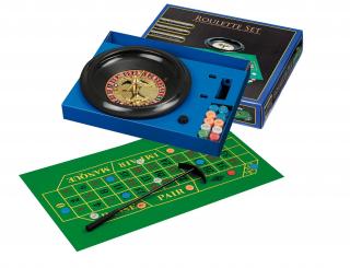 Roulette Set, Standard, mit Kunststoffteller