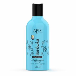 APIS Fruit Shot, borůvkový sprchový gel 500 ml