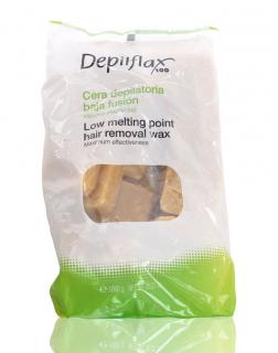 DEPILFLAX Tvrdý depilační vosk 1KG NATURAL