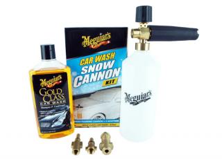 Meguiar's Car Wash Snow Cannon Kit - sada napěňovače a autošamponu Meguiar's Gold Class, 473 ml