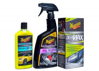 Meguiar's Essentials Car Care Kit - sada nepostradatelných produktů pro péči o auto