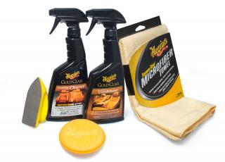 Meguiar's Heavy Duty Leather Care Kit - kompletní sada na čištění a ochranu kožených povrchů