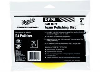 Meguiar's Soft Buff Foam Polishing Disc 5" - lešticí kotouč pro DA leštičku (střední), 5palcový