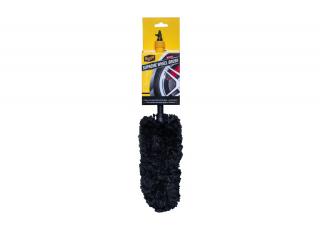 Meguiar's Supreme Wheel Brush - Medium - luxusní mikrovláknový kartáč na kola, střední, 35 cm