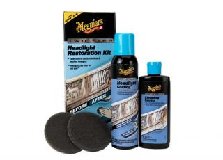 Meguiar's Two Step Headlight Restoration Kit - revoluční dvoukroková sada na oživení světlometů