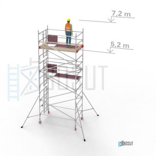 Hliníkové lešení Klasiko - výška 7,2 m (2,5 m x 1,45 m (d/š))