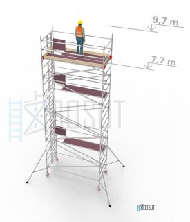 Hliníkové lešení Klasiko - výška 9,7 m (3,2 m x 1,45 m (d/š))