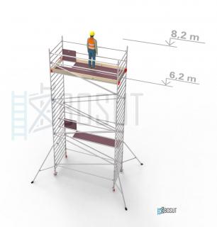 Hliníkové lešení Klimatek - výška 8,2 m (3,2 m x 1,45 m (d/š))