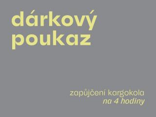 Dárkový poukaz - Zapůjčení cargo kola na 4 hodiny